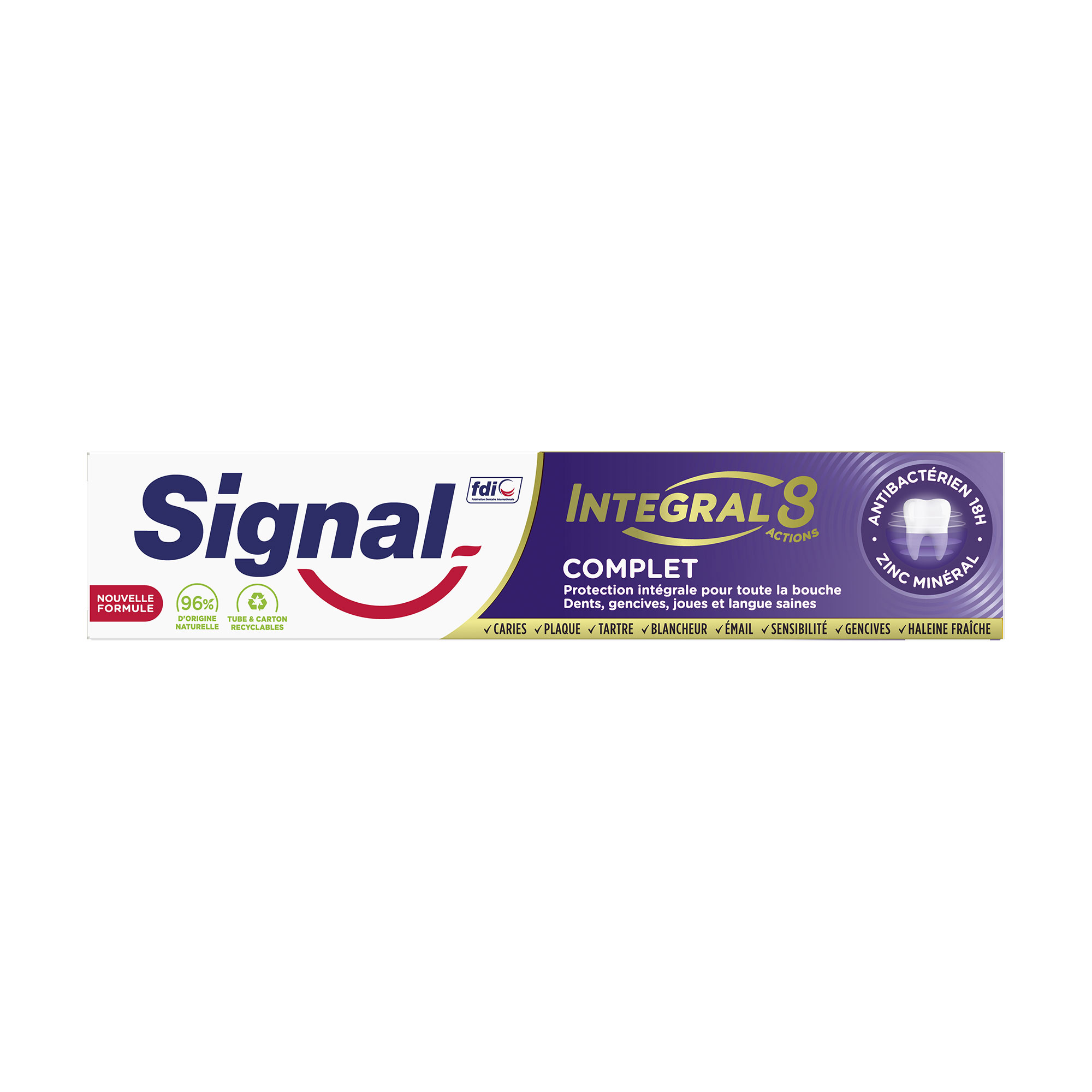Зубна паста Signal Integral 8 Комплексний догляд, 75 мл